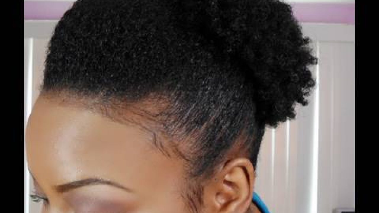 Quick and Easy Natural Hair Style on Short Hair