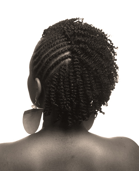 Flat Twist With Two Strand Twist Out