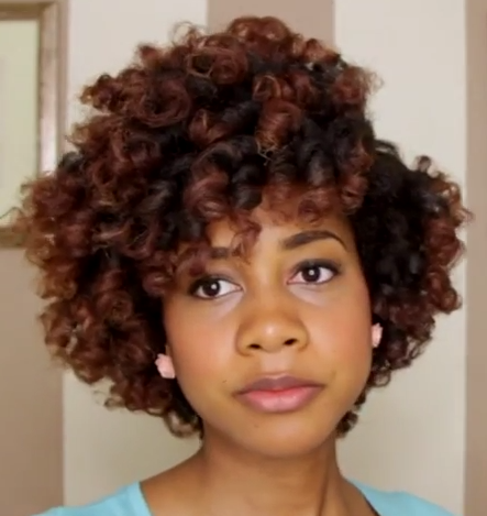 How to Heatless Roller Set Curls on Natural Hair