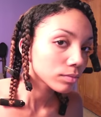 how to do a braid out on natural hair