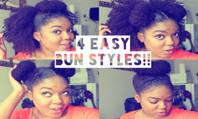 4 Super Easy And Simple Bun Hairstyles