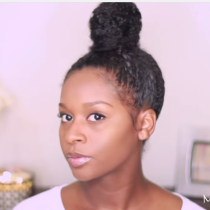 Easy Curly Top Knot Tutorial For A Fabulous Style