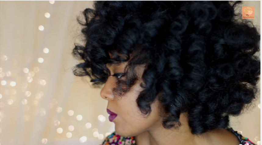 Beauty DIY: Effortless Big Curls For Medium Short Natural Hair