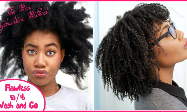 Beautiful Wash And Go Hydration Method On 4a/4b Natural hair