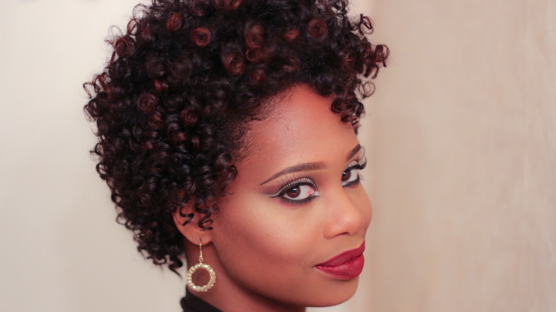 Get Beautiful Tight Curls On Short Natural Hair W/Out Heat