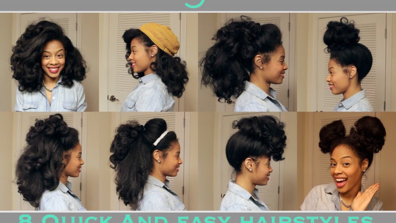 8 Everyday Inspiring Natural Hairstyles For Straight Black Hair