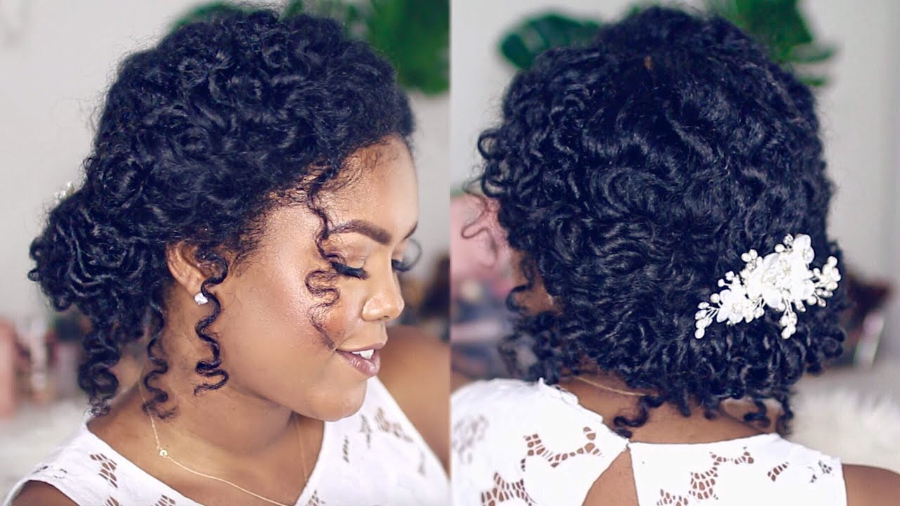 Wait Until You See This Wedding Hairstyle For Natural Curly Hair. You're  Going To Want To Do It ⋆ African American Hairstyle Videos - AAHV