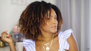 twist out on dry hair