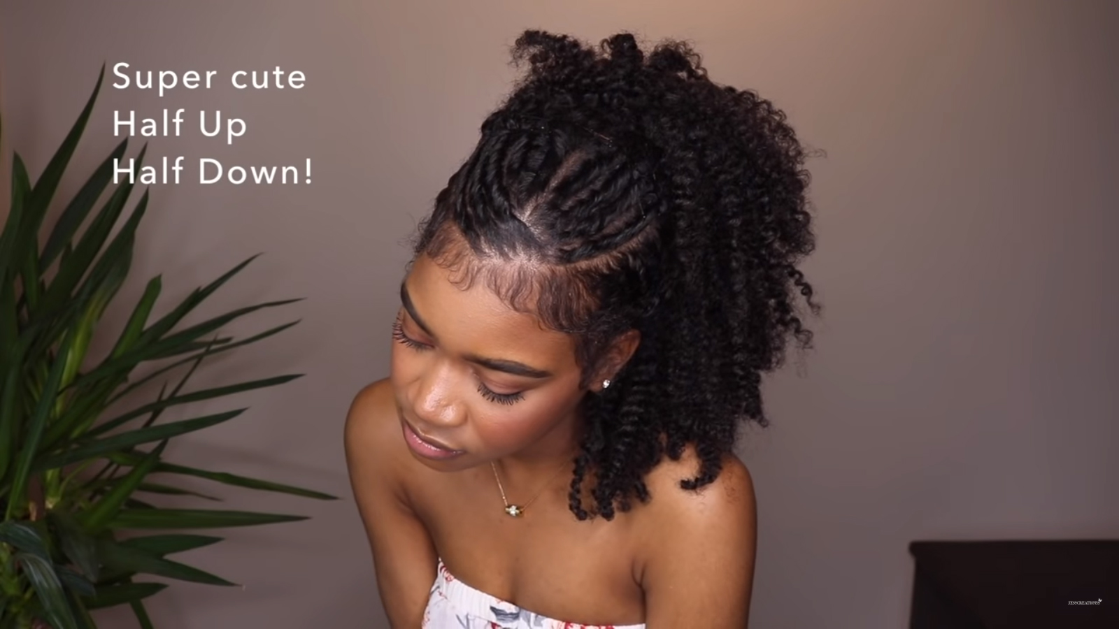 Twist out on natural hair