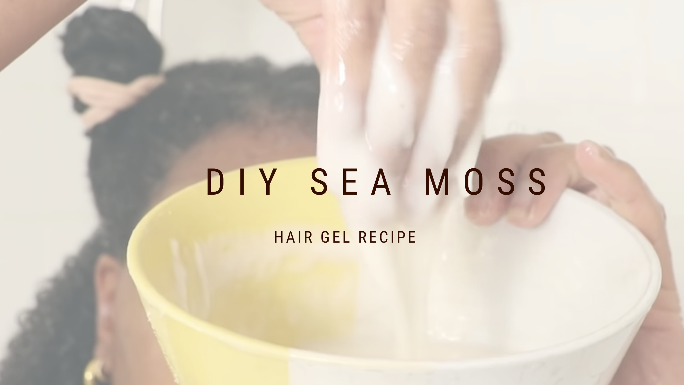 Using DIY Homemade Sea Moss Gel For Shiny & Soft Natural Hair Growth ⋆  African American Hairstyle Videos - AAHV