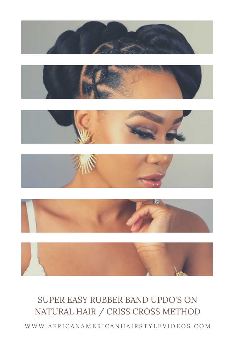 Two Easy Rubber Band Updo Hairstyles Perfect For Any Occasion ⋆ African  American Hairstyle Videos - AAHV