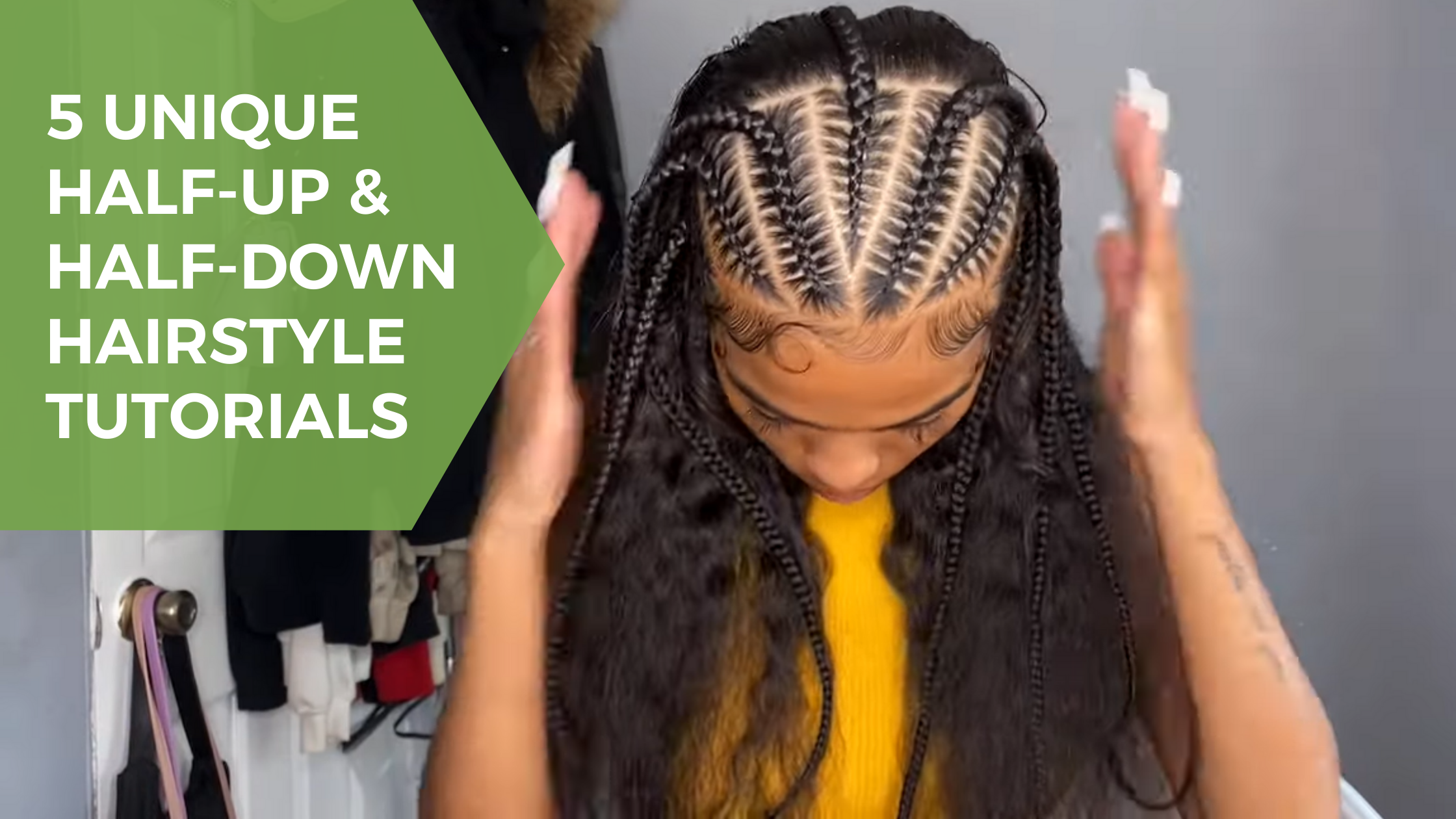 5 Unique Half-Up & Half-Down Hairstyle Tutorials You'll Appreciate ⋆ African  American Hairstyle Videos - AAHV